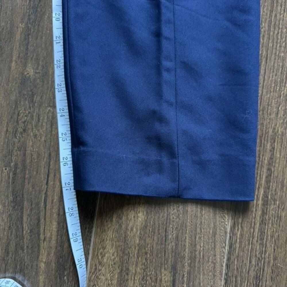 Express 14R Columnist crop navy blue pants - Picture 3 of 4